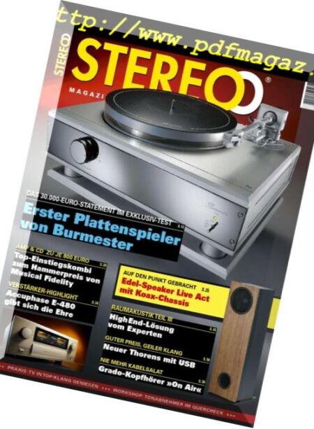 Stereo – Marz 2019 Cover