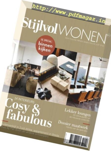 Stijlvol Wonen – maart 2019 Cover