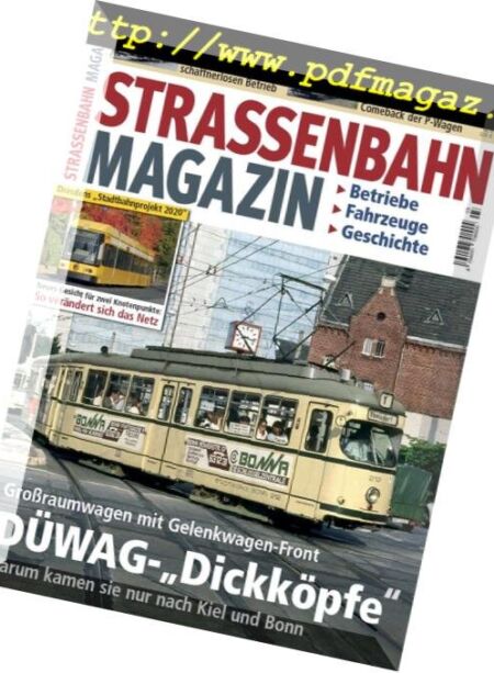 Strassenbahn Magazin – Marz 2019 Cover