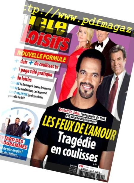 Tele Loisirs – 11 Fevrier 2019 Cover