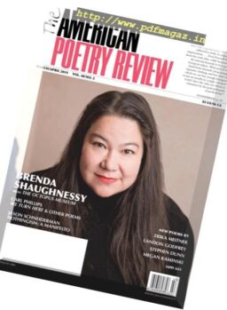 The American Poetry Review – March-April 2019