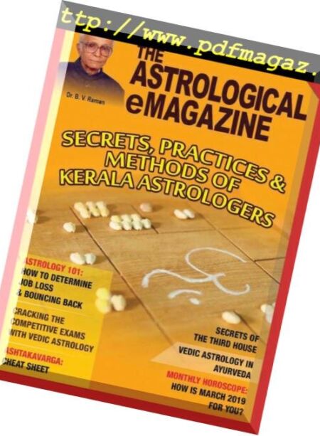 The Astrological e Magazine – March 2019 Cover