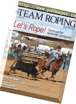 The Team Roping Journal – April 2019