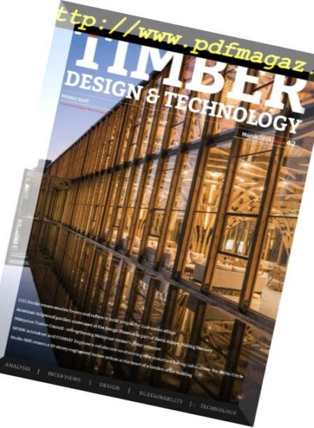 Timber Design & Technology Middle East – March 2019 Cover
