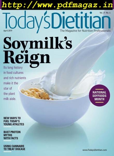 Today’s Dietitian – April 2019 Cover
