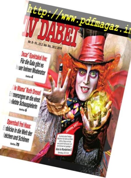 TV Dabei – 20 Februar 2019 Cover