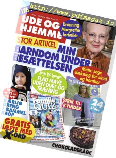 Ude og Hjemme – 13 marts 2019 Cover