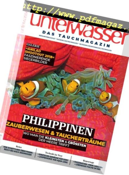 Unterwasser – Marz 2019 Cover