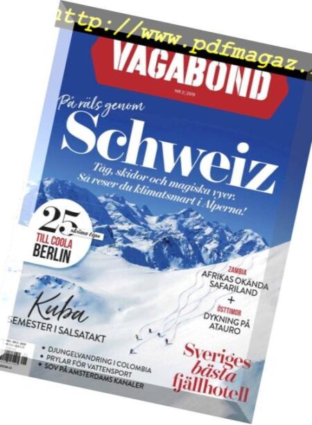 Vagabond Sverige – 21 februari 2019 Cover