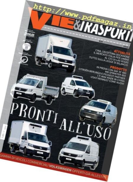 Vie&Trasporti – Gennaio-Febbraio 2019 Cover