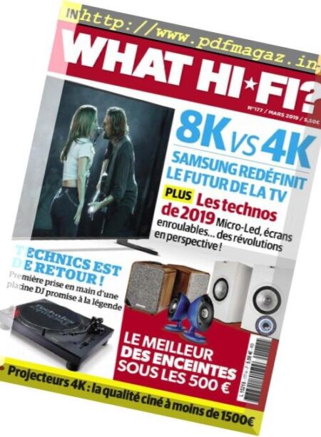 What Hifi France – mars 2019 Cover