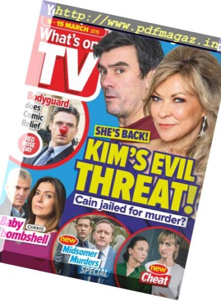 What’s on TV – 09 March 2019 Cover