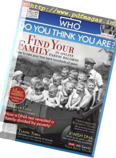 Who Do You Think You Are – April 2019 Cover