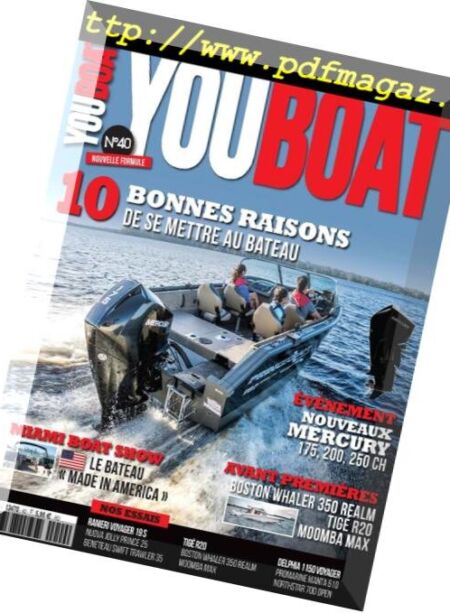 Youboat – avril 2018 Cover