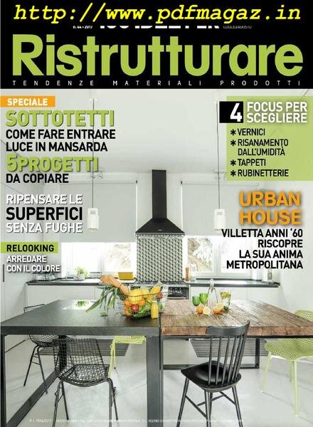 100 Idee per Ristrutturare – luglio-agosto 2017 Cover