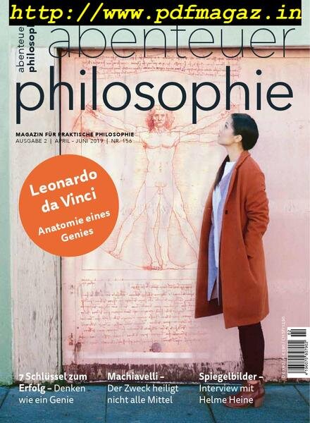 Abenteuer Philosophie – April-Juni 2019 Cover