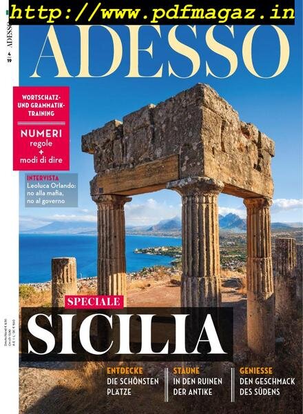 Adesso – Aprile 2019 Cover