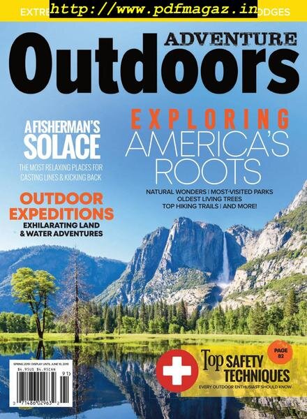 Adventure Outdoors – Spring 2019 Cover