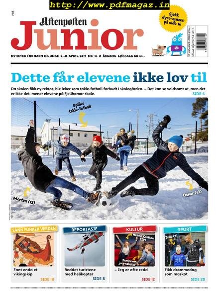 Aftenposten Junior – 02 april 2019 Cover