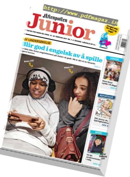 Aftenposten Junior – 12 februar 2019 Cover