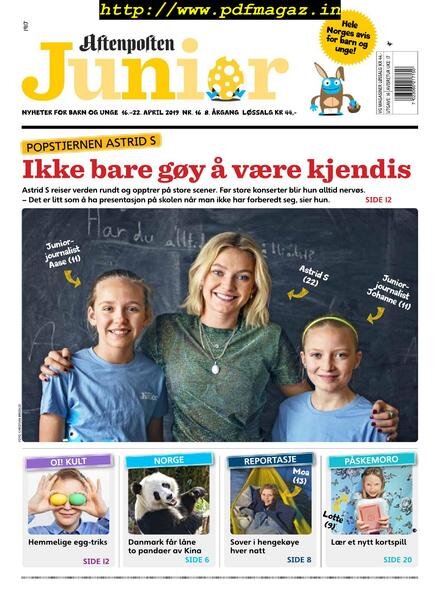Aftenposten Junior – 16 april 2019 Cover
