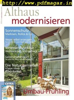 Althaus Modernisieren – Marz 2019