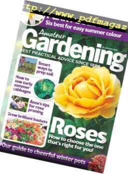 Amateur Gardening – 26 January 2019