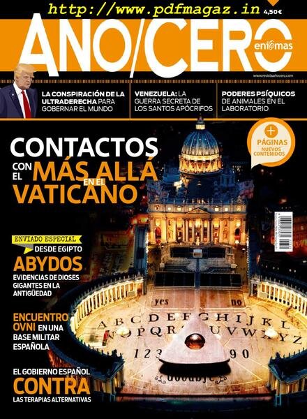 Ano Cero – abril 2019 Cover