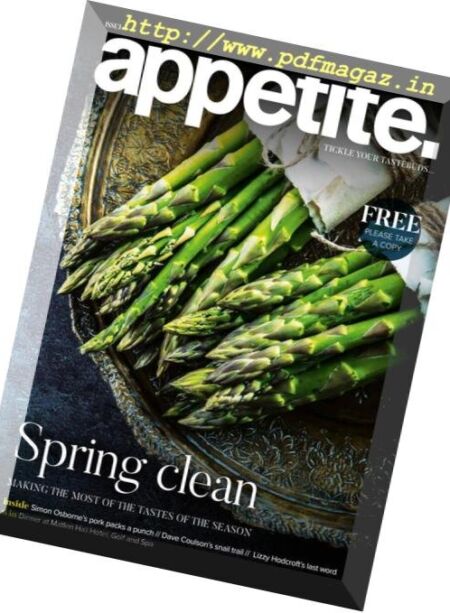 Appetite Magazine – March-April 2019 Cover