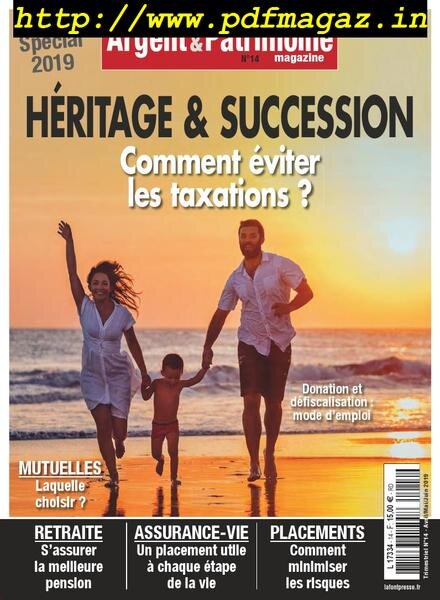 Argent & Patrimoine – mars 2019 Cover