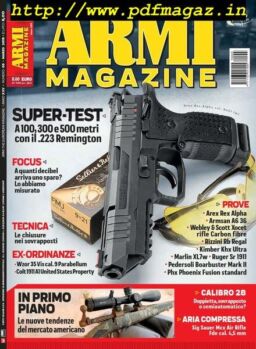 Armi Magazine – Marzo 2019