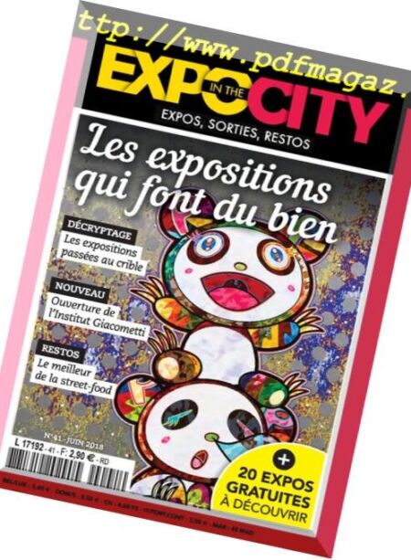 Arts in the City – juin 2018 Cover