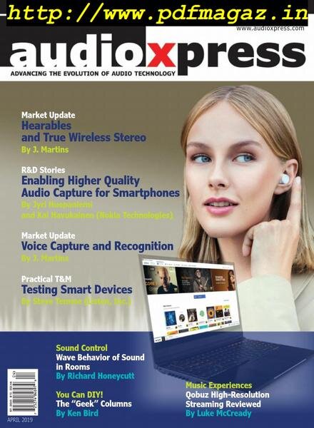 audioXpress – April 2019 Cover