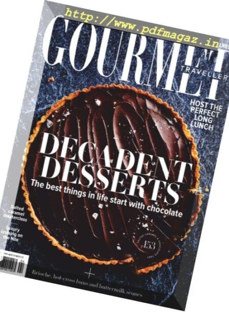 Australian Gourmet Traveller – April 2019 Cover
