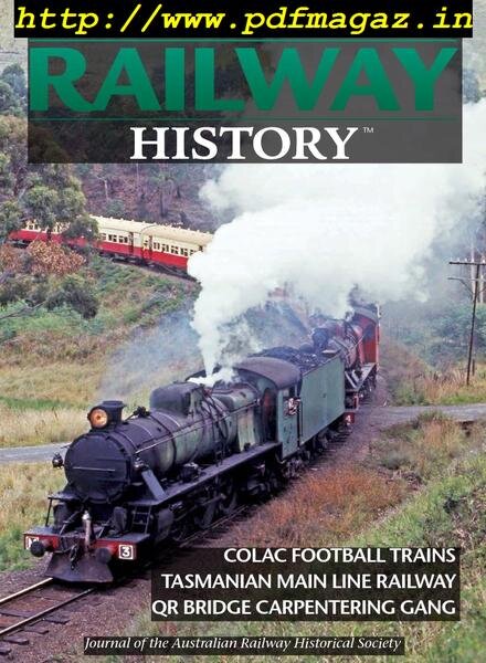 Australian Railway History – Issue 978, April 2019 Cover