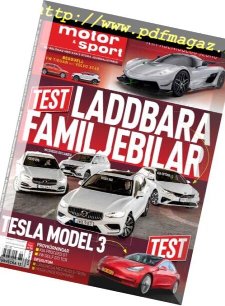Auto Motor & Sport Sverige – 07 mars 2019 Cover