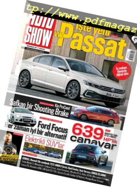 Auto Show Turkey – Mart 2019 Cover