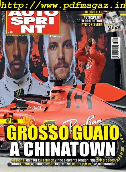 Auto Sprint – 16 Aprile 2019 Cover