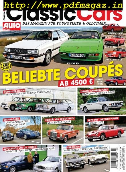 Auto Zeitung Classic Cars – April 2019 Cover