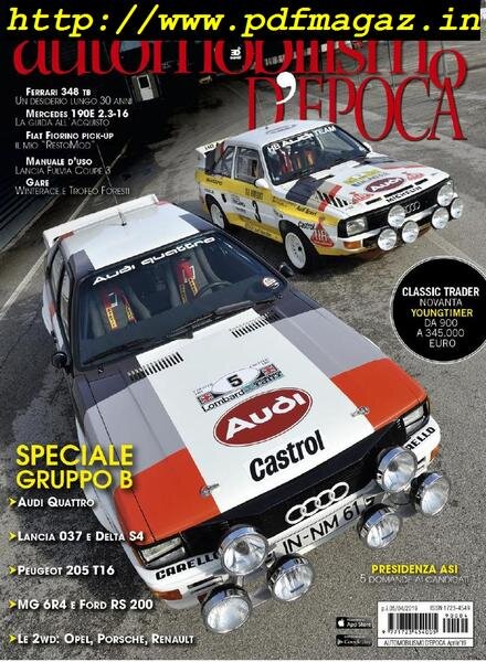 Automobilismo d’Epoca – Aprile 2019 Cover