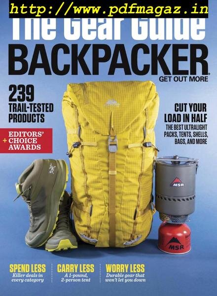 Backpacker – April 2019 Cover