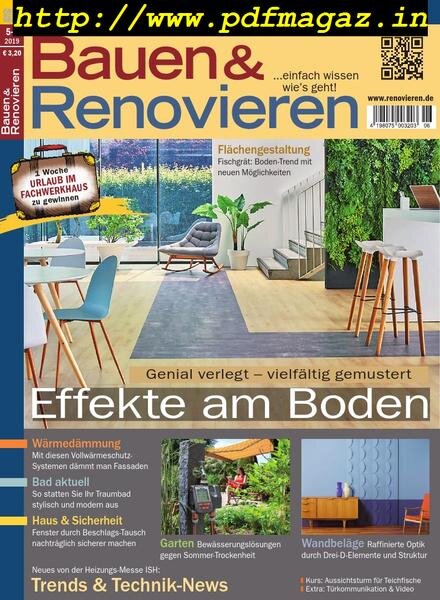 Bauen & Renovieren – April 2019 Cover