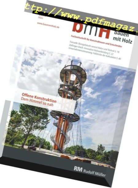 Bauen mit Holz – Marz 2019 Cover