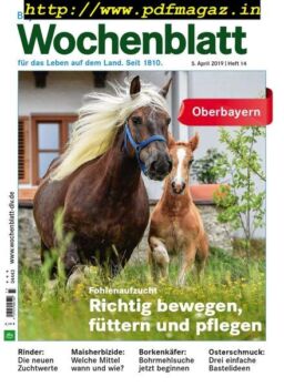 Bayerisches Landwirtschaftliches Wochenblatt Oberbayern – 04 April 2019