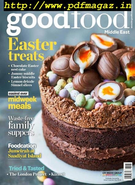 BBC Good Food Middle East – April 2019 Cover