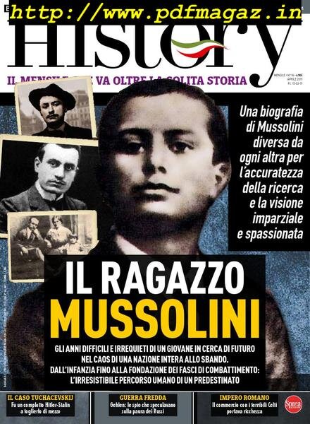 BBC History Italia – Aprile 2019 Cover