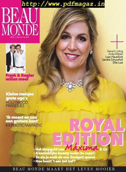 Beau Monde – april 2019 Cover