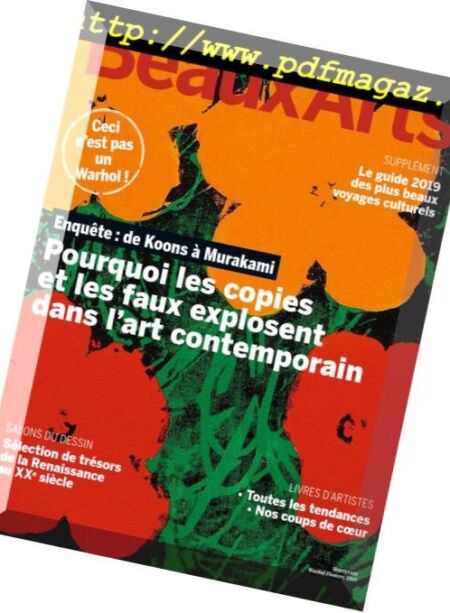 Beaux Arts – mars 2019 Cover