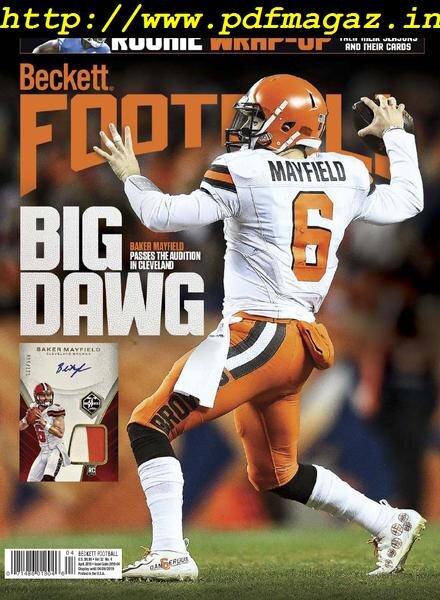 Beckett Football – April 2019 Cover