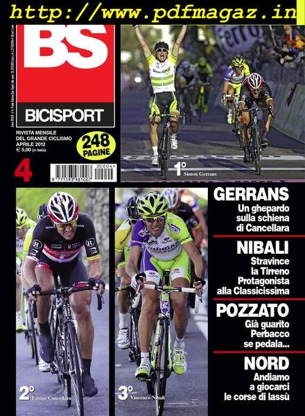 Bicisport – Aprile 2012 Cover
